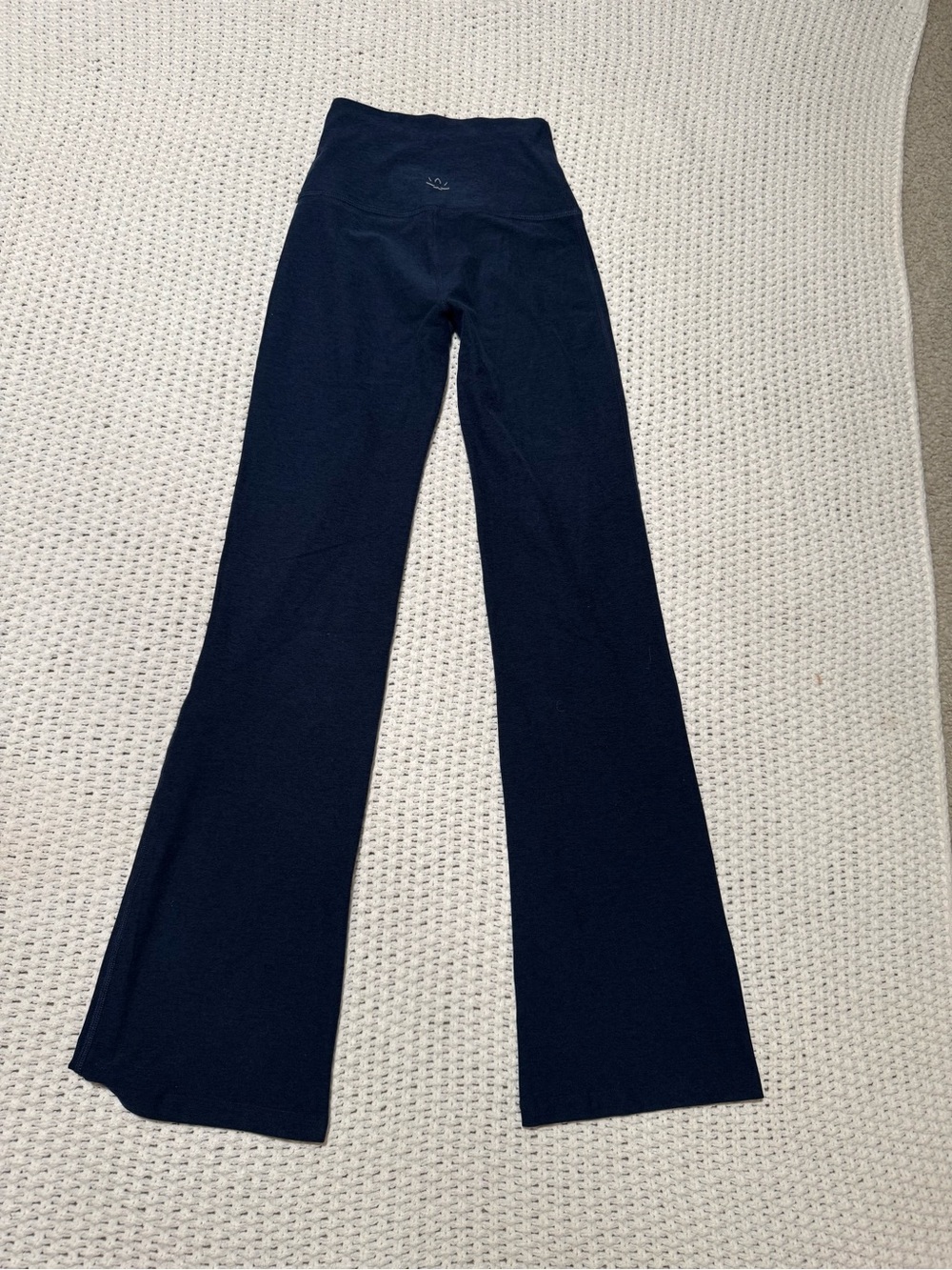 Beyond Yoga Spacedye High Waisted Bootcut Flare Leggings XS Navy Blue